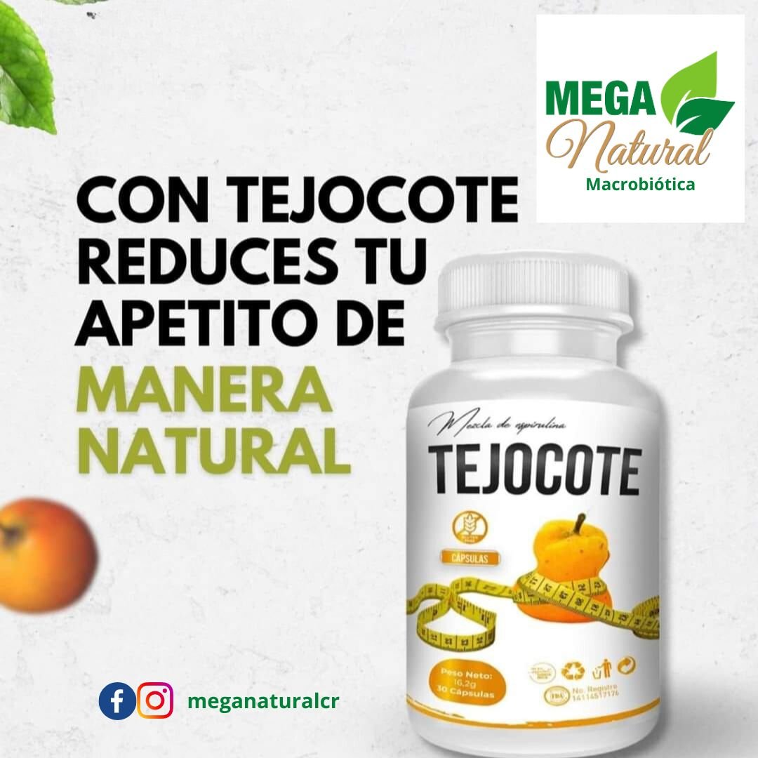 1 TEJOCOTE + ESPIRULINA x30 Caps - Imagen 1