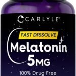 Melatonina 5 mg Fast Dissolve - 300 Tabletas - Carlyle
