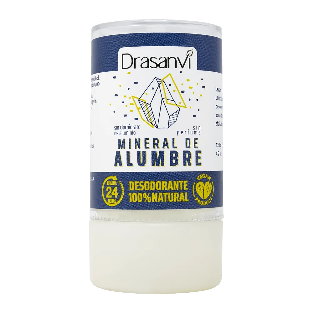 Desodorante_Alumbre_Drasanvi DESODORANTE ALUMBRE MINERAL CRISTAL. DRASANVI. - Imagen 1