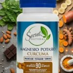 Magnesio, Potasio y Cúrcuma - 90 Cápsulas - Secreto Natural