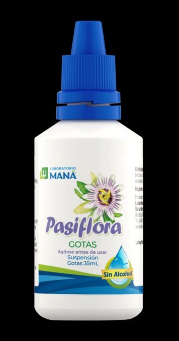 Pasiflora_ElMana Gotas de Pasiflora 35 ml | Laboratorio El Maná - Imagen 1