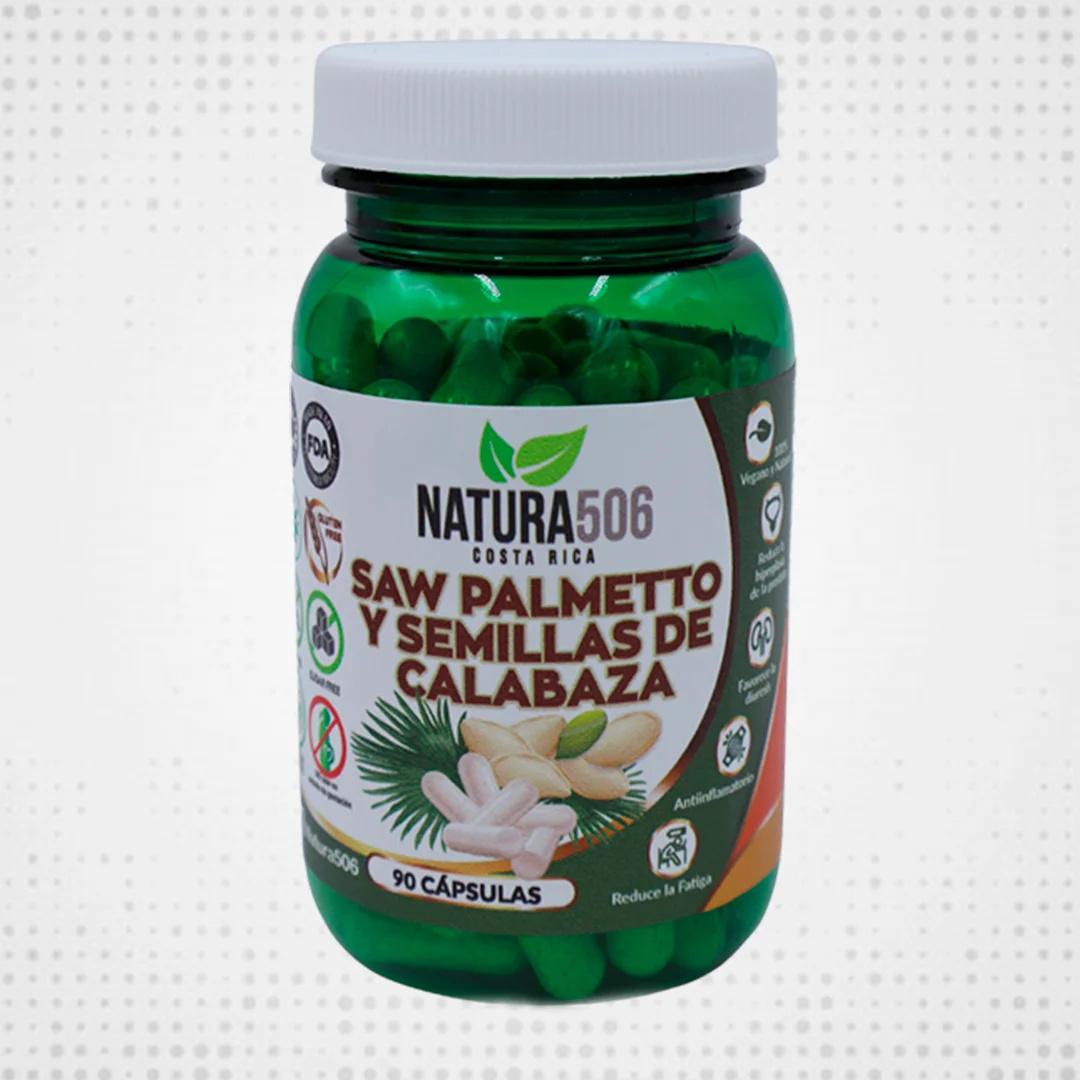 Saw Palmetto_Calabaza_Natura506 Saw Palmetto y Semillas de Calabaza - 90 Cápsulas - Natura506 - Imagen 1
