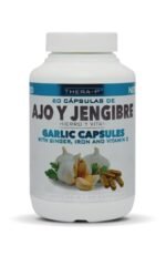 Ajo y Jengibre + Hierro y Vitamina C - 60 Cápsulas - Thera-P