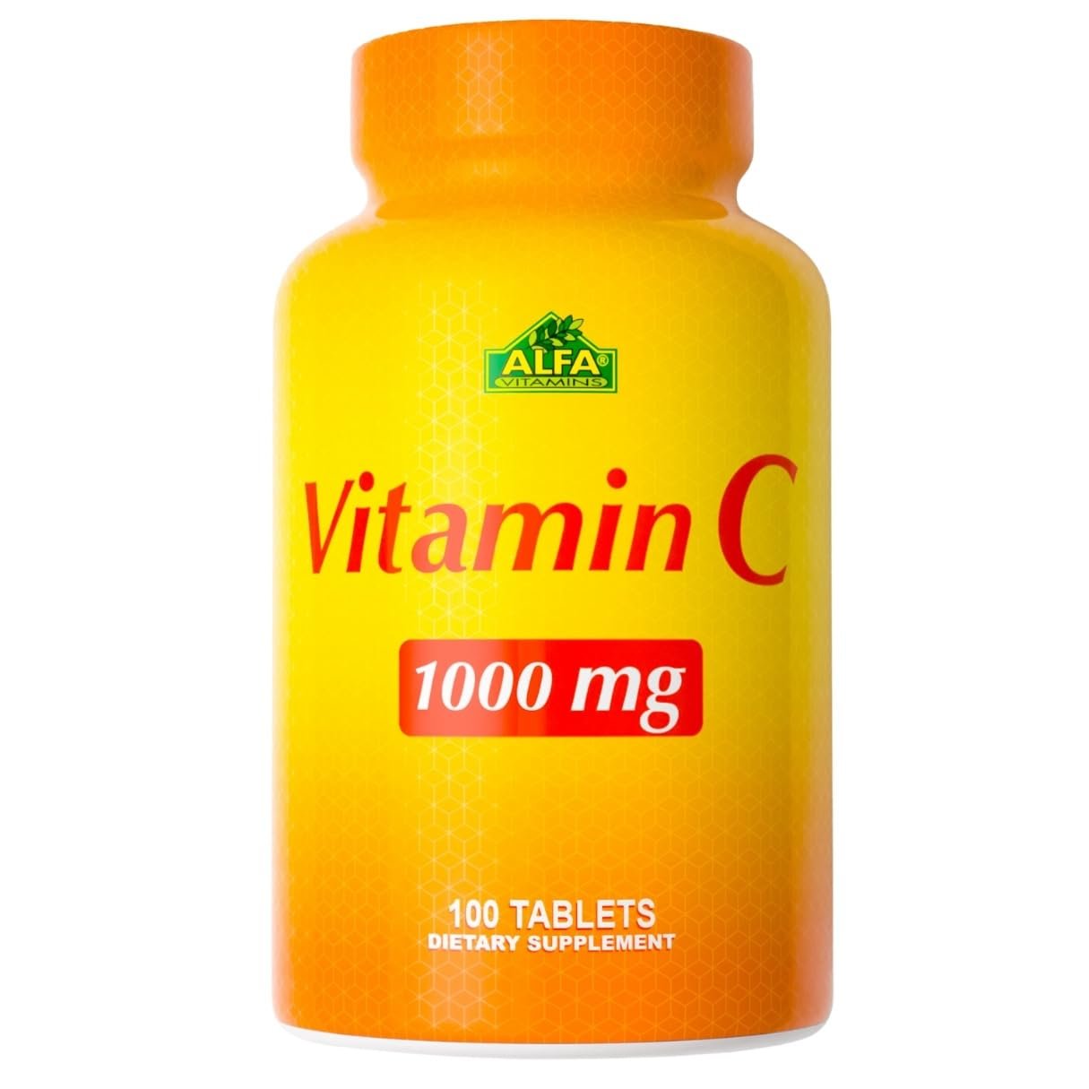 Version 1.0.0 VITAMINA C 1000MG X100 TABS - ALFA VITAMINS - Imagen 1