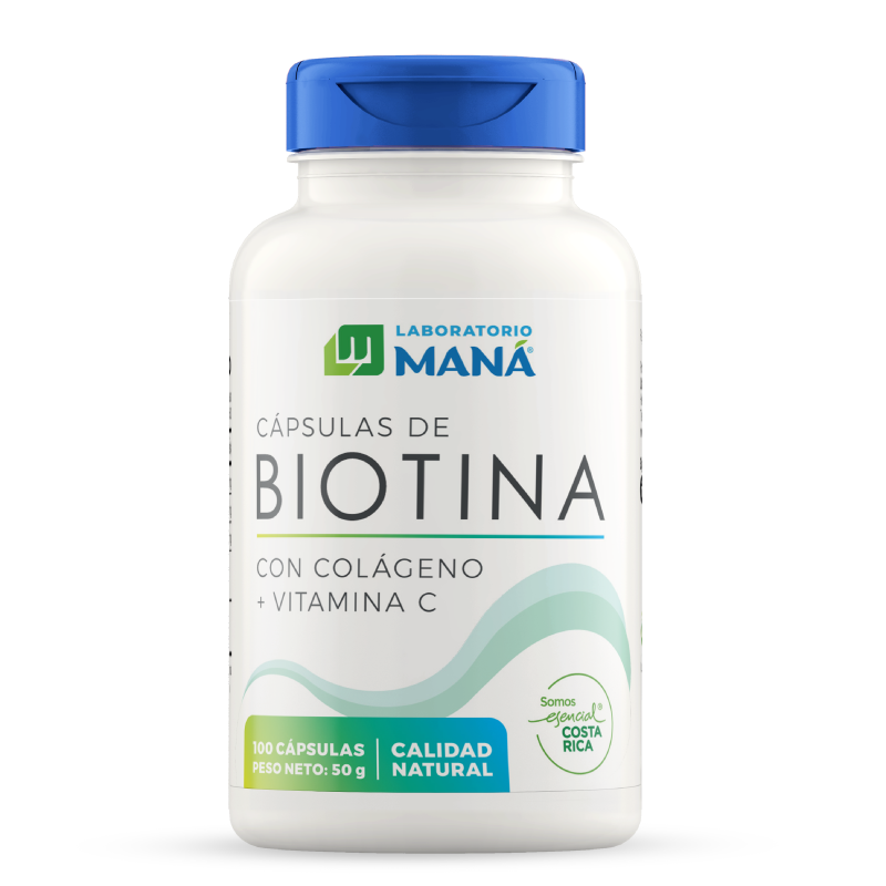 biotina_capsulas_elmana BIOTINA CON COLAGENO+VITAMINA C X100 caps - EL MANA - Imagen 1